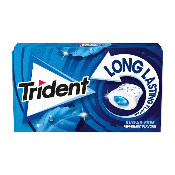 Kaugummi mit Minzgeschmack Trident (22g) - Araxxon